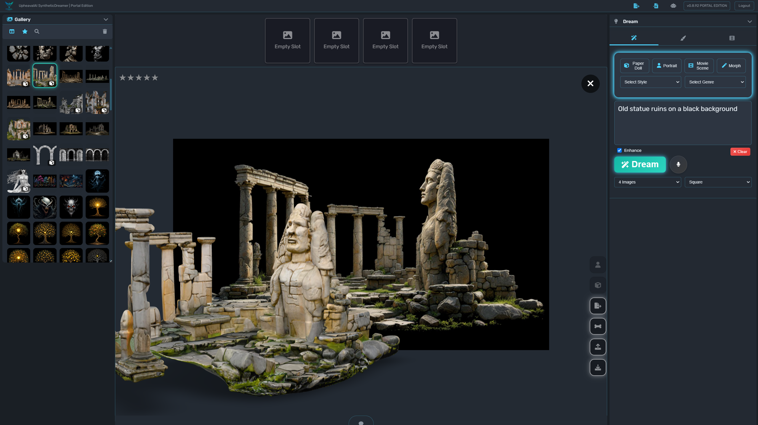 Upheaval Games Launches Dreamer Portal Early Access: An AI-Powered WebUI for Creating 3D Game Worlds